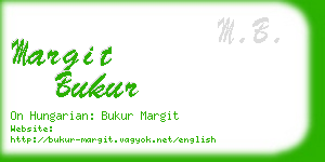 margit bukur business card